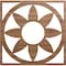 Ekena Millwork Blume Wood Fretwork Pierced Ceiling Medallion, Walnut, 26"OD x 9"ID x 1/4"T CMWP26X26X0250BLWA - alternate 1